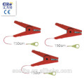 strong electric fence crocodile clips,hook up cable, lead out cable for electric fence tape